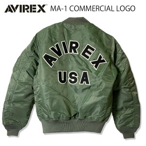 AVIREX ArbNX MA-1 COMMERCIAL LOGO R}[V S tCgWPbg Y GG[ ~^[@ AE^[ by Z[W  ABbNX J[L O[   X^