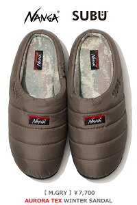2025 NANGAiiKjNANGA × SUBU AURORA TEX WINTER SANDAL [NA2443-3E105-A] iK×Xu I[ EB^[ T_ ~T_ T_ AEghAT_ [V[Y Y/fB[
