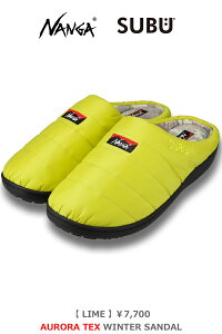 y\̔z2025 NANGAiiKjNANGA × SUBU AURORA TEX WINTER SANDAL [NA2443-3E105-A] iK×Xu I[ EB^[ T_ ~T_ T_ AEghAT_ [V[Y 