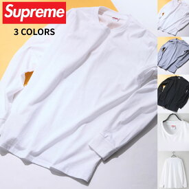 【楽天ランキング受賞】Supreme シュプリーム Long Sleeve BLANK T-shirt ロンT MADE IN USA