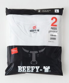 BEEFY（ビーフィー）HANES Tシャツ 2枚組 ヘインズ メンズ パック 2枚セット 半袖 クルーネック H5180-2