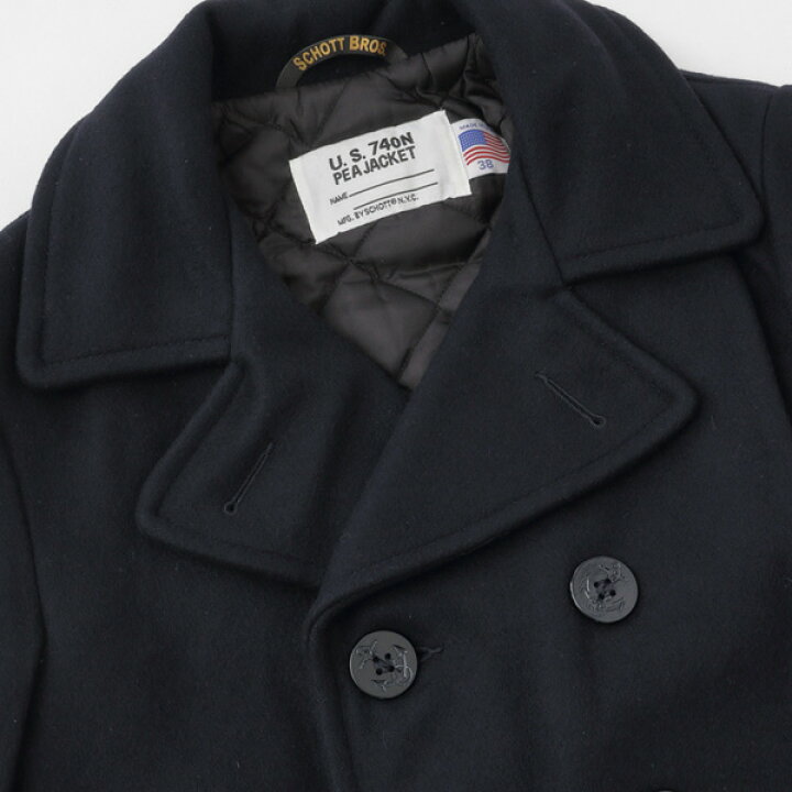 楽天市場】SCHOTT ショット 7658 US740N PEA COAT ピーコート 