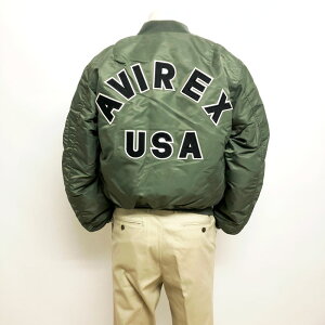 AVIREX �A���B���b�N�X 6102171 ���S���� MA-1�W���P�b�g �����Y�t���C�g�W���P�b�g MA-1 COMMERCIAL LOGO 2023�N���f��