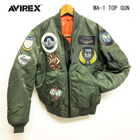 AVIREX アビレックス 6102172 MA-1 TOP GUN トップガン ワッペンディティール アウター