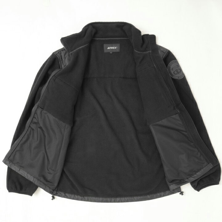 楽天市場】AVIREX アヴィレックス QUILT COMBI FLEECE JACKET キルト 