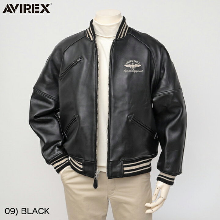 楽天市場】AVIREX アビレックス レザージャケット 羊革 ラムレザー
