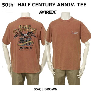 AVIREX �A�r���b�N�X T�V���c ����T �����Y 5234001 50���N�L�OT�V���c HALF CENTURY ANNIV TEE���� �g�b�v�X �v�����gT