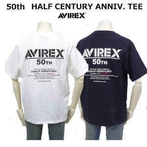 AVIREX �A�r���b�N�X T�V���c ����T �����Y 5234001 50���N�L�OT�V���c HALF CENTURY ANNIV TEE���� �g�b�v�X �v�����gT