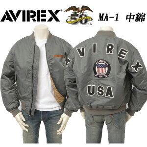 AVIREX �A�r���b�N�X MA-1 783-5952019 50th Anniversary MA-1 �����Y �A�E�^�[ �~���^���\ ���� �h�� ���o�[�V�u�� SIGNATURE BIG LOGO