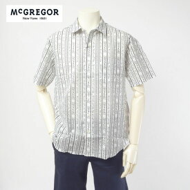 McGREGOR マクレガー111162301 メンズ 半袖シャ カジュアルシャツ サッカー素材