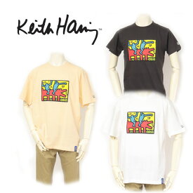 キースヘリング kiethharing kh-kh2309 半袖 カジュアルTシャツ ロゴTシャツ