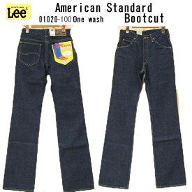 Lee リー ブーツカット ジーンズ 102 アメリカンスダンダード 01020-100 One wash Bootcut ワンウォッシュ