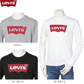 LEVI’S リーバイス ロングスリーブ Tシャツ LS グラフィック　セットイン ネック シングジャージ 綿100％ ロンティー 長袖Tee