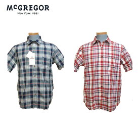 SALE! McGREGOR マグレガー メンズ 半袖シャツ 16-9306 キャッチワッシャー加工