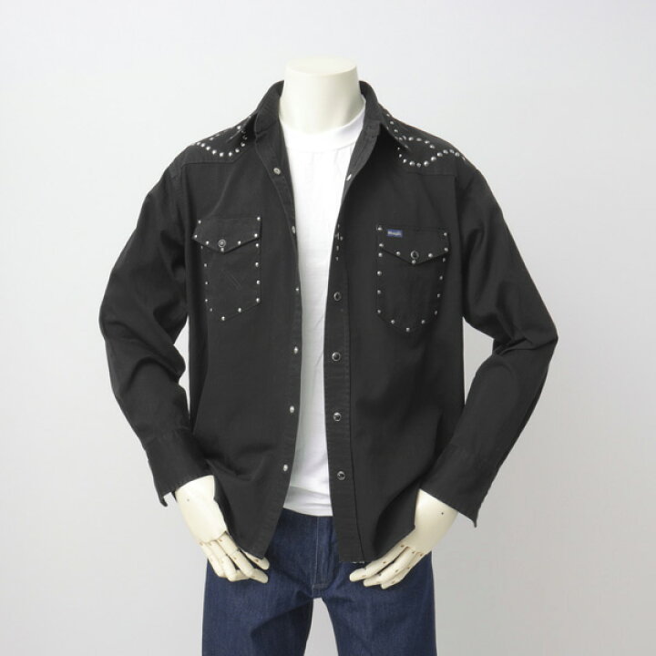 楽天市場】Wrangler ラングラー WM1929-75 ウエスタンスタッズシャツ 