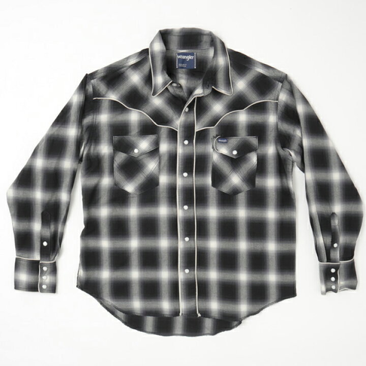 楽天市場】Wrangler ラングラー WM1932 オンブレチェックウエスタン 