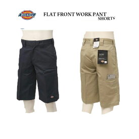Dickies Flat Front Work Pant Shorts DK006825 スマホ収納ポケット仕様 フラットワーク　ショーツ ショートパンツ