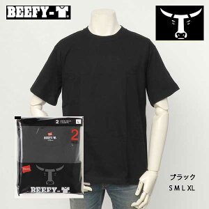 Hanes �w�C���Y H-5180-2 BEEFY �W���p���T�C�W���O �w�r�B�[�I���X 2�p�b�N �N���[�l�b�N T�V���c �w�C���Y �u�����Y �W���p�� �㗝�X ���K�i