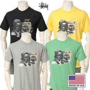 STUSSY �X�e���[�V�[ 107fs ���� T�V���c �����Y deadstock made in USA �A�����J�� �R�b�g��100��