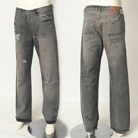 Abercrombie & Fitch 318-4159-11 836514 クラッシュペイントユーズド PORTER 5POCKET JEANS STRAIGHT LEG SITS JUST BELOW WAIST