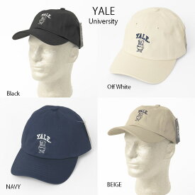 YALE / イエール大学 LOW CAP (YLAG-046) ローキャップ キャップ メンズ レディース カレッジ ロゴ アメカジ スポーツ アイビー リーグ ブランド