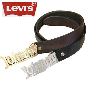 LEVI'S ���[�o�C�X�x���g lev-1342 ���v 45mm �I�C���E�H�b�V���h���U�[ �Ɍ� Johnny 10) BLACK 21) CHOCO 34 36