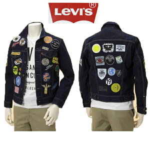 LEVIfS [oCX Slim Truker Jacket bypb`dl̃XgbJ[WPbg 72333-0035 Multi Patch Made In Turkey
