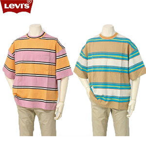 LEVI'S ���[�o�C�X 18439-00 VINTAGE CLOTHING 80'S WIDE ���C�h T�V���c 01)ALLSORTS ORANGE PINK 02)FLURO ORANGE BLUE GREE ��100%