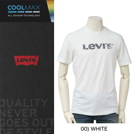 LEVI'S リーバイス 67983-0000 メンズTシャツ REFLECTIVE　ロゴTシャツ 00）ホワイト COOL MAX素材 リフレクター仕様 COOL MAX素材（綿65％ ポリエステル35％）