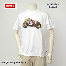 Levis リーバイス 16143-14 メンズ レディース リラックスフィット グラフィック Tシャツ 半袖 コットン素材 プリントT ボクシーフィット