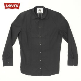 リーバイス (LEVI'S) パーティーシャツ ジャガード ドットプリントワンスター＆ナロー仕様 06014-00 02)リッチブラック
