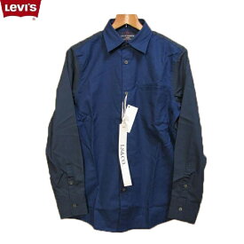 LEVI’S リーバイス 60112-00 RED TAB PReMIUM Shirt 02)ライトネイビー／ネイビー ミックスドシャツ 綿100％