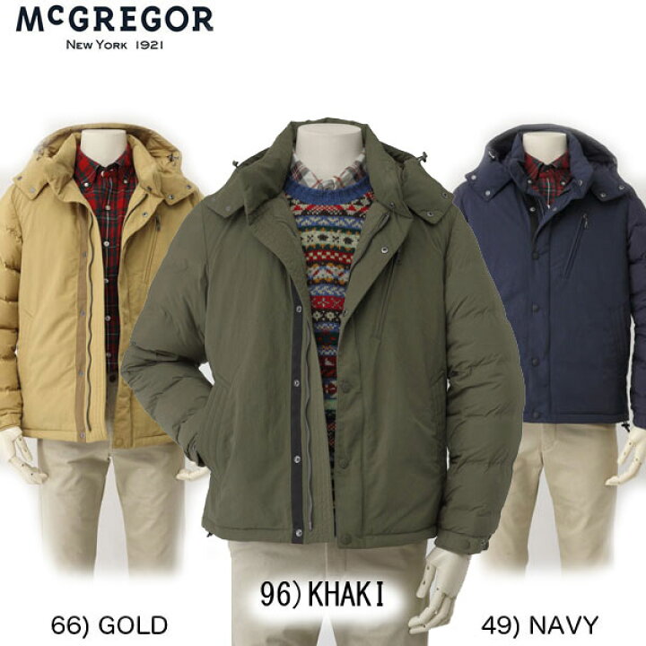 楽天市場】50％OFF SALE McGREGOR 111131603 マクレガー メンズ ダウン  