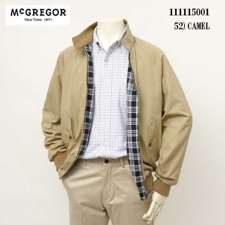 楽天市場】マクレガー ブルゾン ジャンバー 新色 111115001 52)CAMEL 