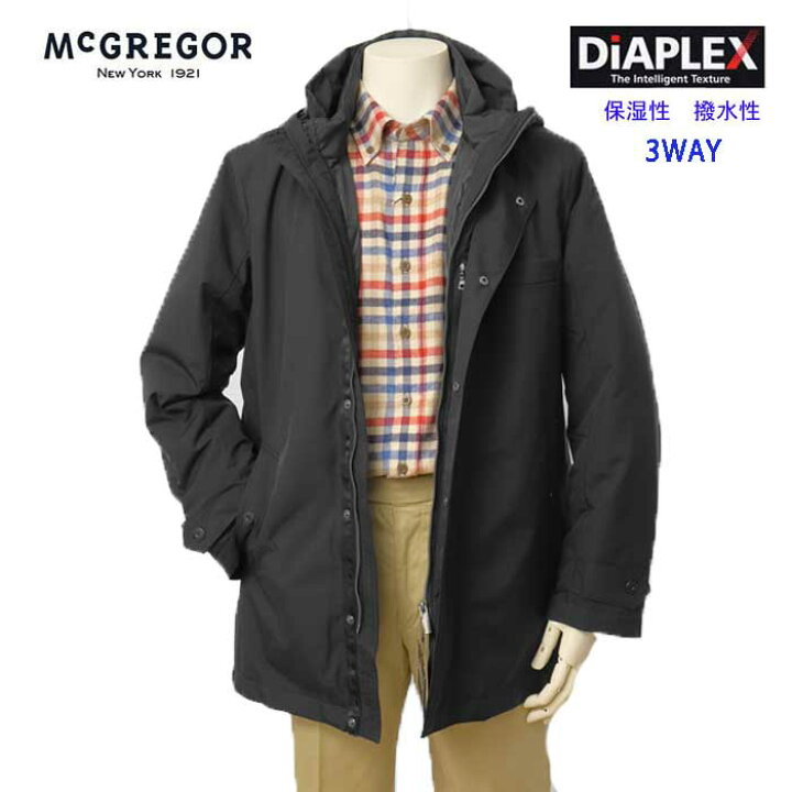 楽天市場】McGREGOR マグレガー メンズ 3WAY ジャケット ブルゾン  