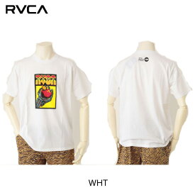 RVCA BB041205 MARTIN ANER APPLE FUCT TEE WHTホワイト Tシャツ　グラフィックプリント アップル ルーカ