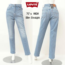 Women LEVI'S A0898-00 70's High Slim Straight ハイライズ スリムストレート 19) ミディアムインディゴウォーンイン タイトストレート