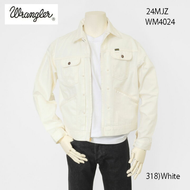 楽天市場】ラングラー Wrangler WM4024 318)ホワイト ジップフル 