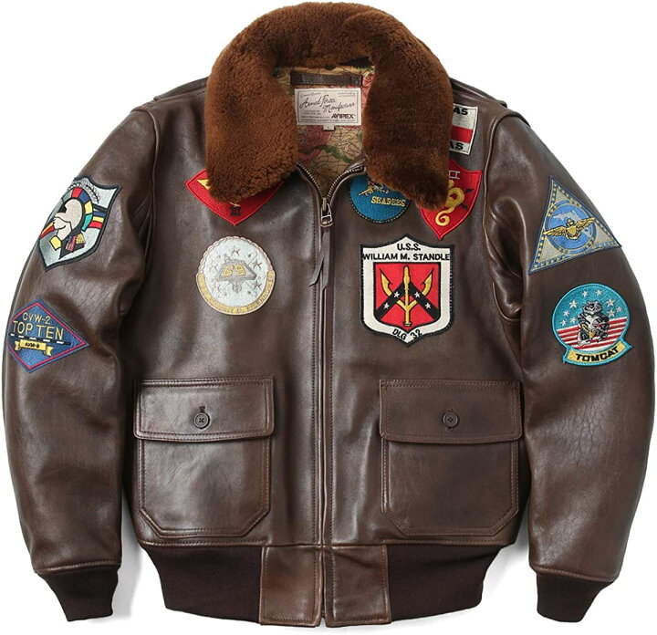 楽天市場】AVIREX アビレックス TOP GUN トップガン ラムレザー G-1 
