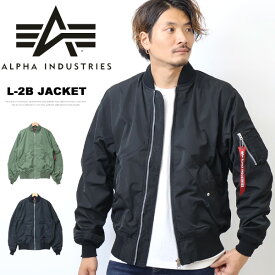 10%OFF SALE セール ALPHA INDUSTRIES アルファ インダストリーズ TA1616 ボンディング L-2Bジャケット ライトMA-1 中綿なし ブルゾン ライトアウター メンズ 送料無料