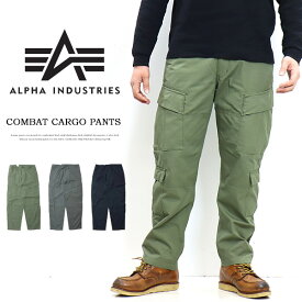 SALE 10%OFF ALPHA INDUSTRIES アルファ インダストリーズ コンバット カーゴパンツ テーパード TB1058 メンズ 送料無料