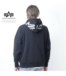 10%OFF セール ALPHA INDUSTRIES アルファ インダストリーズ フードロゴ スウェットパーカー フーディ プルパーカー 裏微起毛 メンズ 送料無料 SALE TC1642