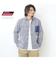 GENUINE Dickies ジェニュイン ディッキーズ 長袖 ワークシャツ 長袖シャツ メンズ 送料無料 4178-8000