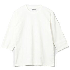 桃太郎ジーンズ 出陣 袖ライン 7分袖 Tシャツ 日本製 メンズ 袖プリント 送料無料 MT004