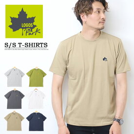 10%OFF SALE セール LOGOS Park ロゴスパーク ワンポイントロゴ刺繍 半袖Tシャツ 半T 3233-2350 メンズ レディース ユニセックス
