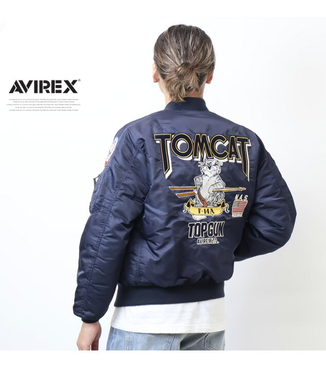 楽天市場】AVIREX アヴィレックス MA-1ジャケット TOM CAT トム 