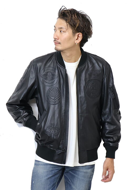 楽天市場】10%OFF SALE セール AVIREX アヴィレックス MA-1 レザー  