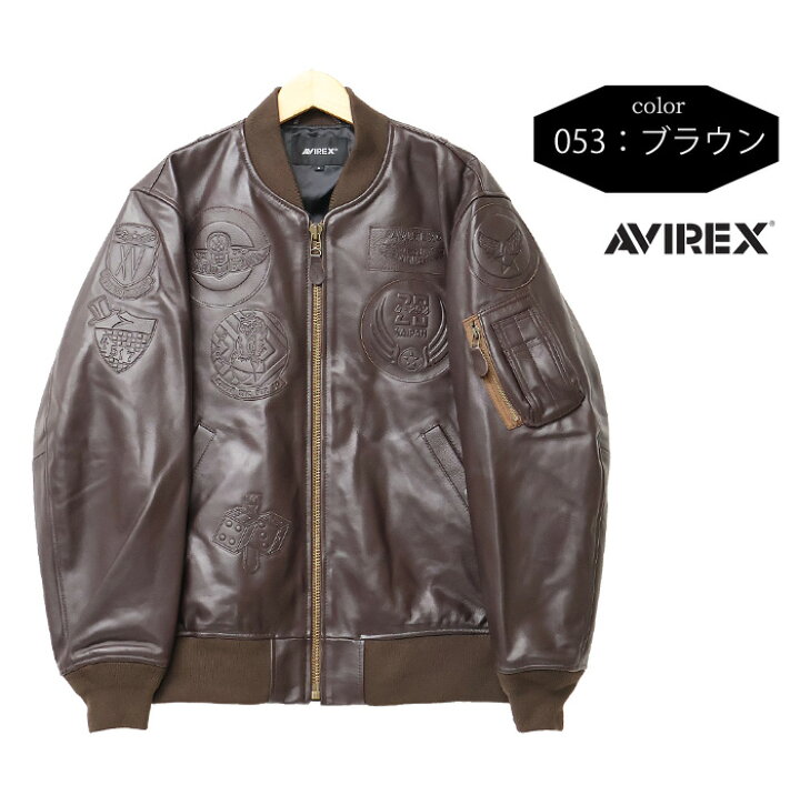 楽天市場】10%OFF SALE セール AVIREX アヴィレックス MA-1 レザー 