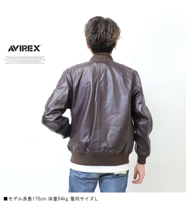 楽天市場】10%OFF SALE セール AVIREX アヴィレックス MA-1 レザー 