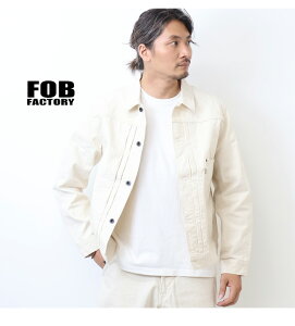 FOB FACTORY �G�t�I�[�r�[�t�@�N�g���[ �R�b�g���_�b�N�W���P�b�g ���{�� G�W���� �g���b�J�[�W���P�b�g �����Y �������� F2445